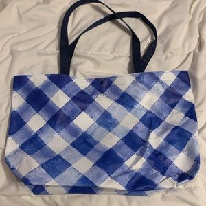 cute gingham tote bag!